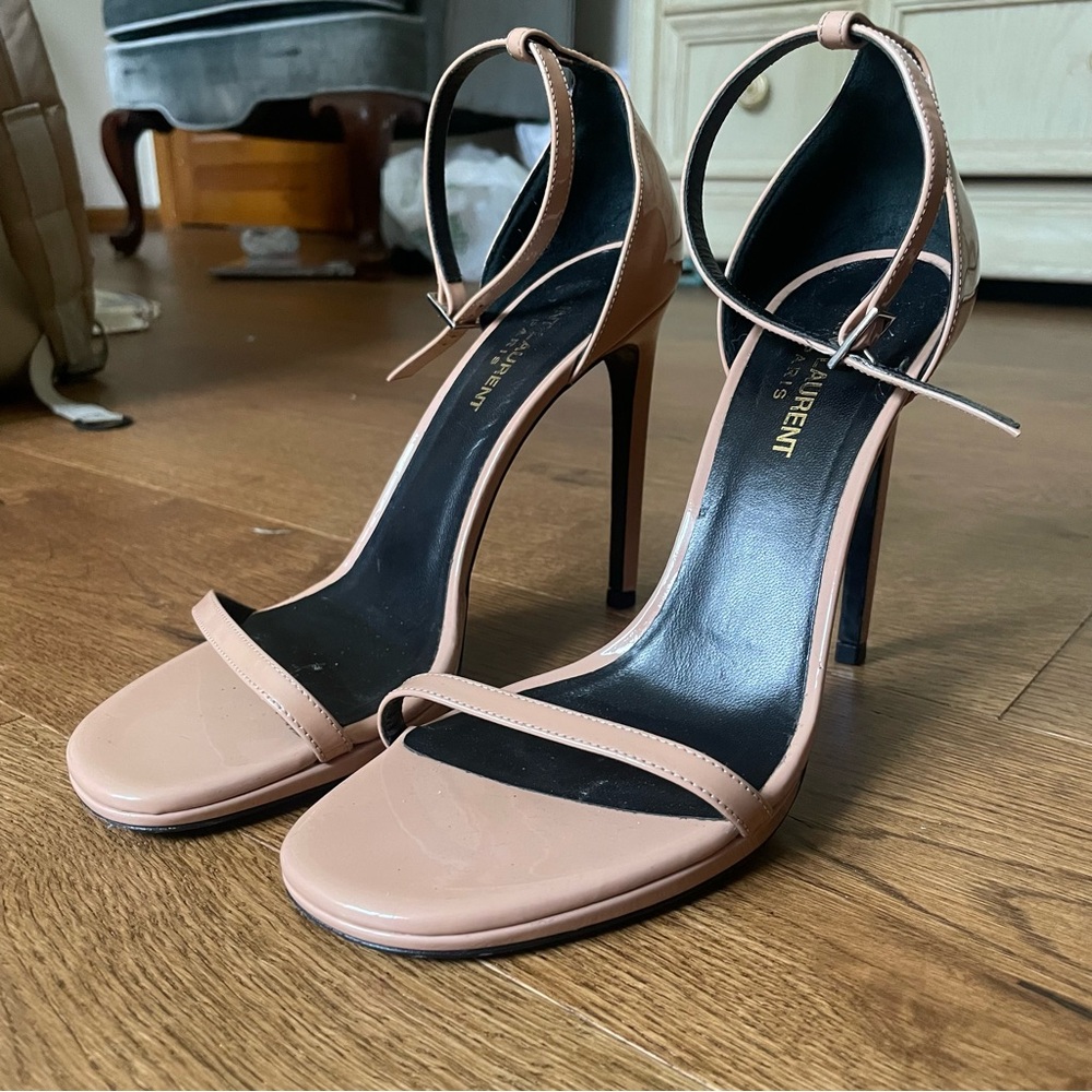 Saint Laurent Paris Nude Heels